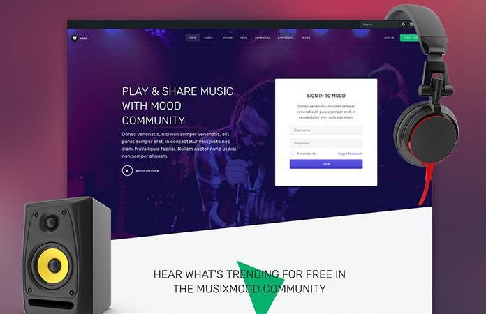 Review | Features : Community and Social Joomla template - JA Mood